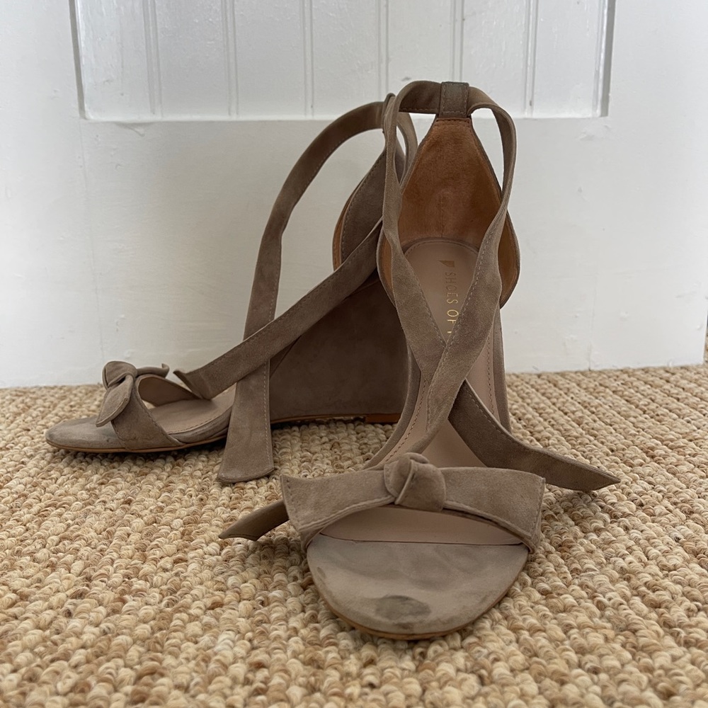 Shoes of Prey suede wedges
